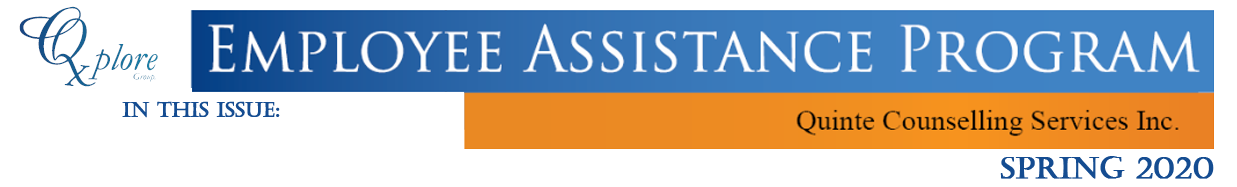 Employee Assistance Newsletter Spring 2020 